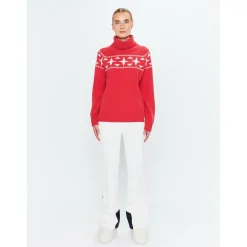 8848 Altitude - Women's Sage Wool Rollneck Sweat - Merinopullover