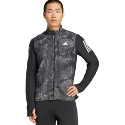 adidas - Own The Run Spray Dye Vest - Laufweste