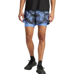 adidas - Own The Run Spray Dye 2in1 Short - Laufshorts