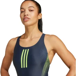 adidas - Women's 3-Stripes Rubber Graphic Swimsuit - Badeanzug