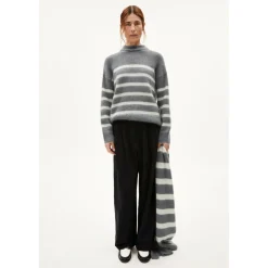 ARMEDANGELS - Women's Gwyneiraa Stripes - Wollpullover