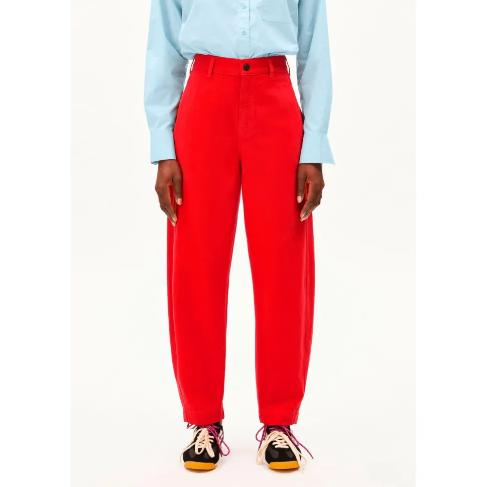ARMEDANGELS - Women's Workwear Canvas Barrel Pant - Freizeithose