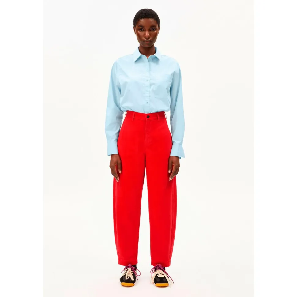 ARMEDANGELS - Women's Workwear Canvas Barrel Pant - Freizeithose
