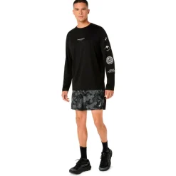 Asics - Fujitrail Logo L/S Top - Laufshirt