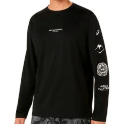 Asics - Fujitrail Logo L/S Top - Laufshirt