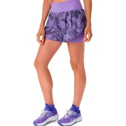 Asics - Women's Road All Over Print 2-N-1 3.5'' Short - Laufshorts