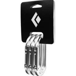 Black Diamond - Oval Keylock Carabiner 3-Pack - Schnappkarabiner