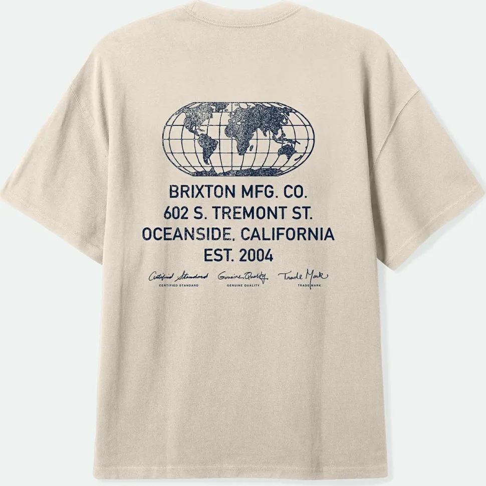 Brixton - Globe HW Relaxed Tee - T-Shirt
