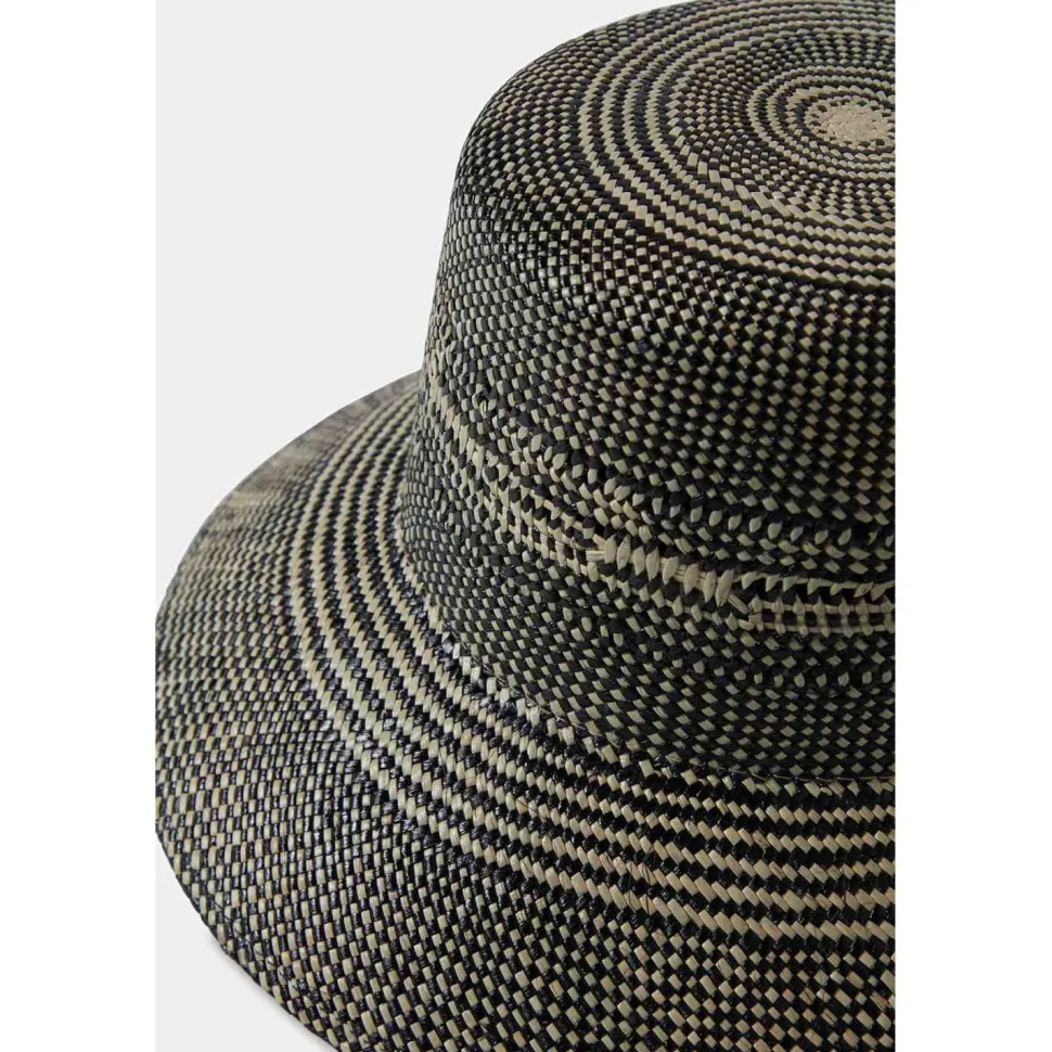 Brixton - Women's Lopez Panama Straw Bucket Hat - Hut