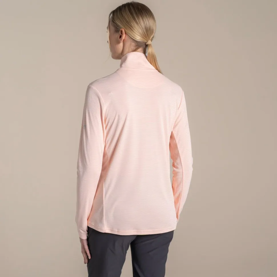 Craghoppers - Women's Nosilife Solarshield+ Half Zip Top - Longsleeve