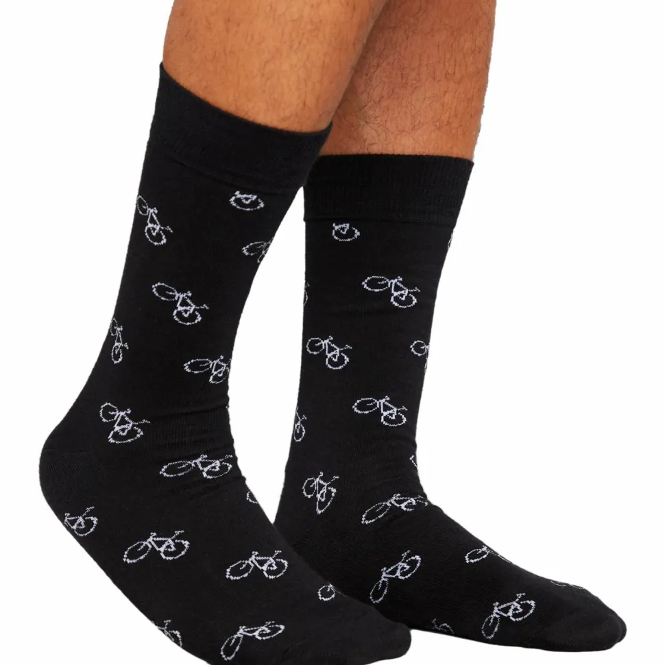 DEDICATED - Socks Sigtuna Bike Pattern - Multifunktionssocken