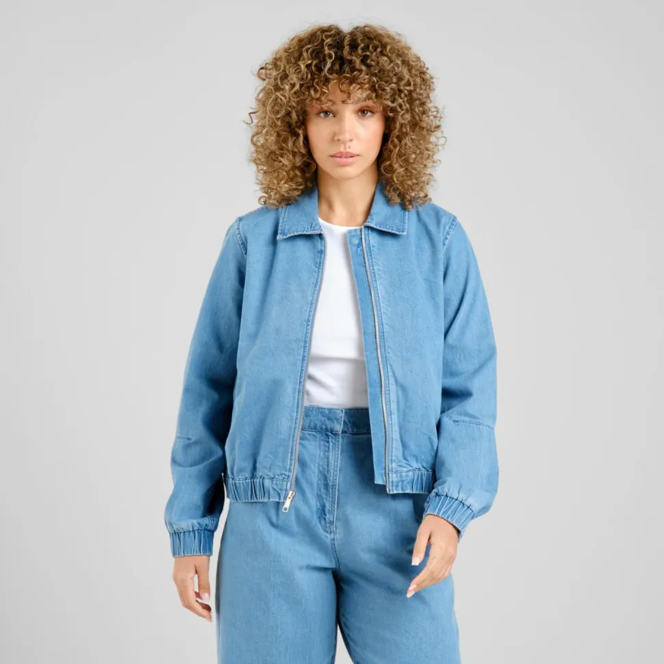 DEDICATED - Women's Jacket Sunna Denim - Freizeitjacke