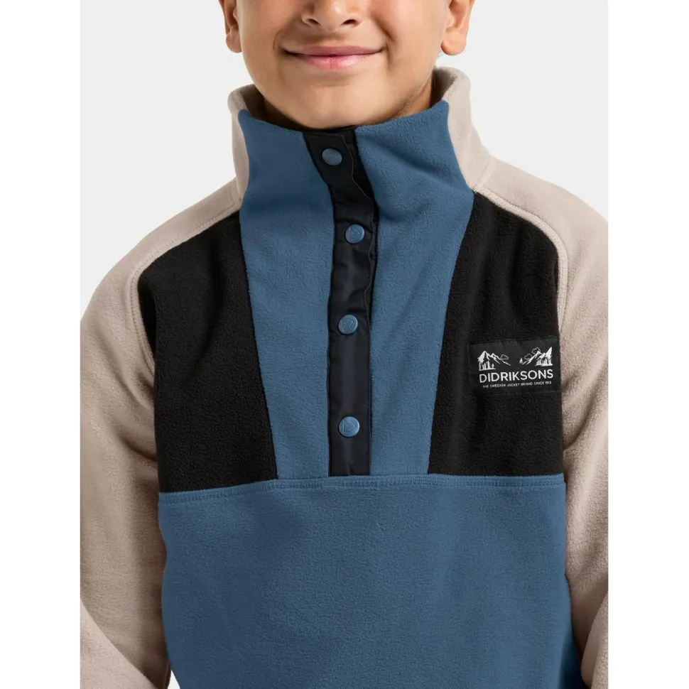 Didriksons - Kid's Yokto Half-Buttons 2 - Fleecepullover