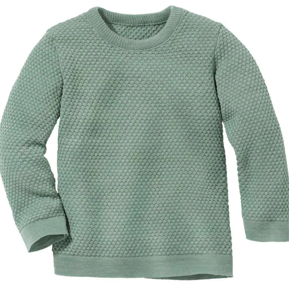 disana - Kid's Wabenstrick-Pullover - Wollpullover