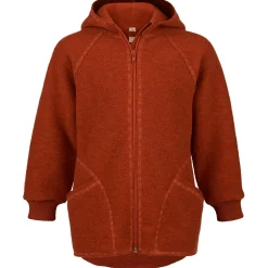 Engel - Baby-Jacke mit Kapuze und Reißverschluß - Wolljacke