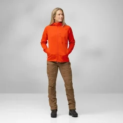 Fjällräven - Women's Abisko Grid Fleece Hoodie - Fleecejacke