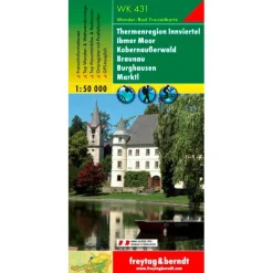 Freytag & Berndt - Ibmer Moor-Kobernaußerwald-Braunau-Burghausen-Marktl - Wanderkarte