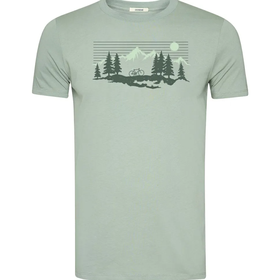 GreenBomb - Bike Mountain Pines Guide T-Shirt - T-Shirt