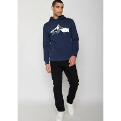 GreenBomb - Nature Mountain Ski Star Hoodie Cotton - Hoodie
