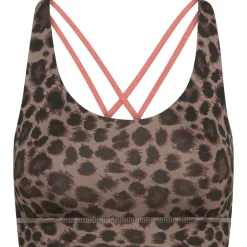 Hey Honey - Women's Criss-Cross Bra Leo - Sport-BH