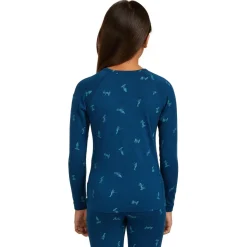 Icebreaker - Kid's Merino 200 Oasis L/S Crewe Snow Day - Merinounterwäsche