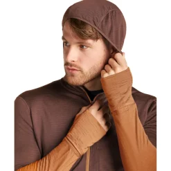 Icebreaker - Merino 200 Realfleece Descender L/S Zip Hoodie - Fleecepullover