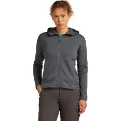 Icebreaker - Women's 360 Realfleece Elem L/S Zip Hoodie - Merinohoodie
