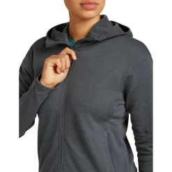 Icebreaker - Women's 360 Realfleece Elem L/S Zip Hoodie - Merinohoodie