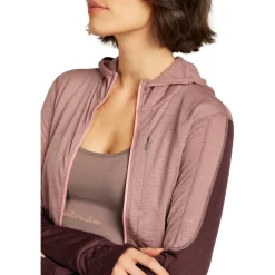 Icebreaker - Women's 200 RealFleece Descender L/S Zip Hoodie - Merinohoodie