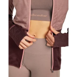 Icebreaker - Women's 200 RealFleece Descender L/S Zip Hoodie - Merinohoodie