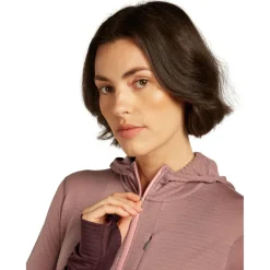 Icebreaker - Women's 200 RealFleece Descender L/S Zip Hoodie - Merinohoodie