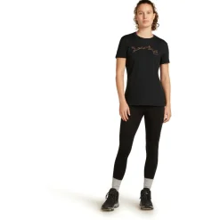 Icebreaker - Women's Merino150 TecLite S/S AirbourneSquirrel - Merinoshirt