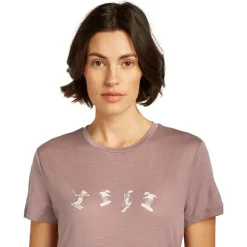 Icebreaker - Women's Merino 150 Tech Lite S/S Tee Snow Day - Merinoshirt