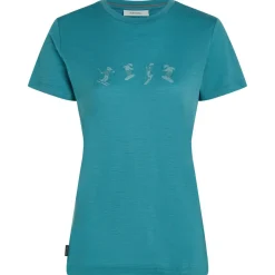 Icebreaker - Women's Merino 150 Tech Lite S/S Tee Snow Day - Merinoshirt