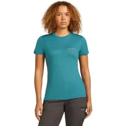 Icebreaker - Women's Merino 150 Tech Lite S/S Teeib Wordmark - Merinoshirt