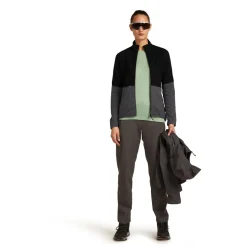 Icebreaker - Women's Merino 400 RealFleece Descender L/S Zip - Merinojacke
