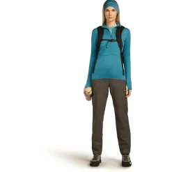 Icebreaker - Women's Merino 200 Oasis L/S Crewe Rainer Ridge - Merinounterwäsche
