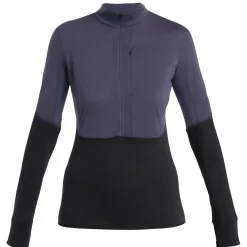 Icebreaker - Women's Realfleece Descender L/S Half Zip - Merinoshirt