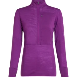 Icebreaker - Women's Realfleece Descender L/S Half Zip - Merinoshirt