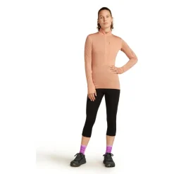 Icebreaker - Women's Realfleece Descender L/S Half Zip - Merinoshirt
