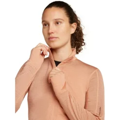 Icebreaker - Women's Realfleece Descender L/S Half Zip - Merinoshirt