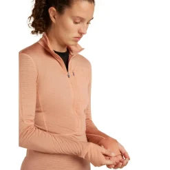 Icebreaker - Women's Realfleece Descender L/S Half Zip - Merinoshirt