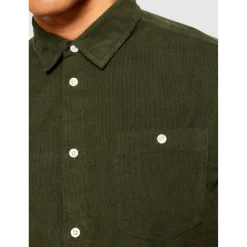 KnowledgeCotton Apparel - Regular 26-Wales Corduroy Shirt - Hemd