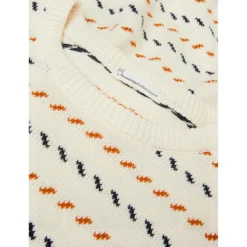KnowledgeCotton Apparel - Jacquard Crew Neck Knit - Wollpullover