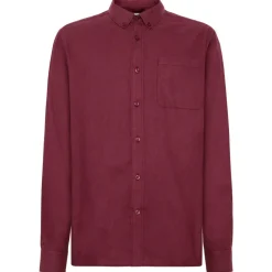 KnowledgeCotton Apparel - Regular Fit Melangé Flannel Shirt - Hemd