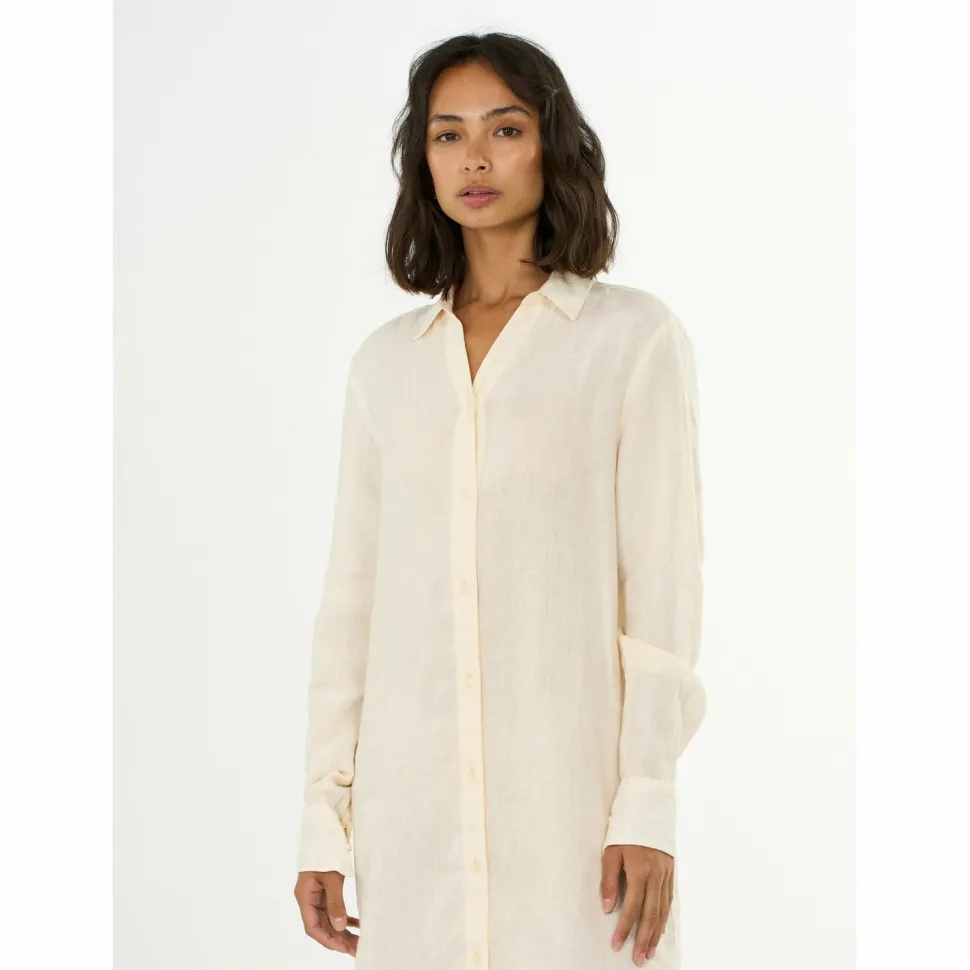 KnowledgeCotton Apparel - Women's Classic Linen Dress - Kleid
