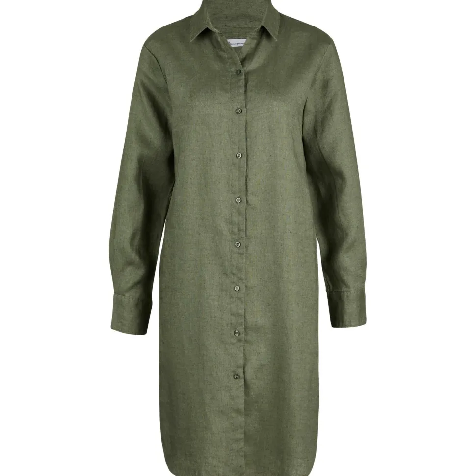 KnowledgeCotton Apparel - Women's Classic Linen Dress - Kleid