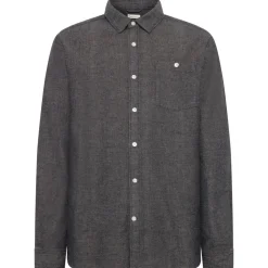 KnowledgeCotton Apparel - Zig-Zag Twill Structure Shirt - Hemd