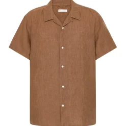 KnowledgeCotton Apparel - Box S/S Linen Shirt - Hemd