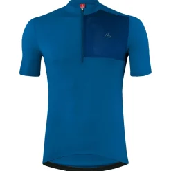 Löffler - Bike Jersey Half-Zip Skys Block Mid - Radtrikot